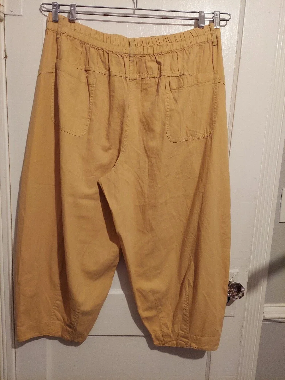 Free People Ridley Pull On Barrel Pants Womens XLarge Boho Slouchy 100% Cotton